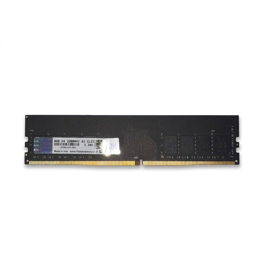رم دسکتاپ DDR4 8 گیگابایت فدک مدل A1 با فرکانس 3200 مگاهرتز، تایمینگ CL22 و فرم‌فکتور U-DIMM، تک‌کاناله