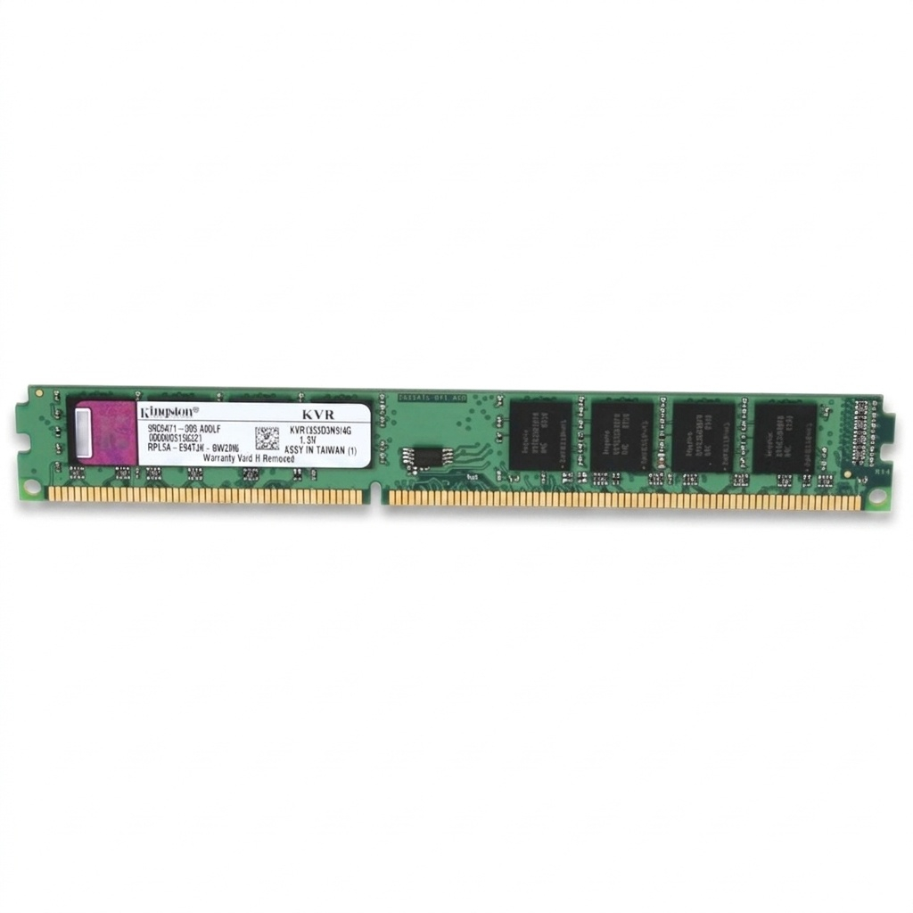 رم دسکتاپ کینگستون مدل KVR1333D3N9/4G ظرفیت 4 گیگابایت DDR3 تک کاناله فرکانس 1333 مگاهرتز تایمینگ CL9 ولتاژ 1.5 ولت نوع ماژول DIMM